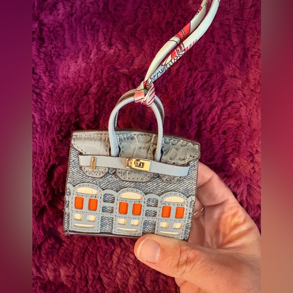 Birkin Faubourg Inspired Fully Functional Bag Charm And Air Pod Case Cover